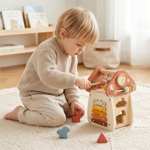 True Haven | Sprout Baby Activity Cube – Durable Playtime Favorite, Non-Toxic Materials