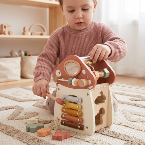 True Haven | Sprout Baby Activity Cube – Durable Playtime Favorite, Non-Toxic Materials