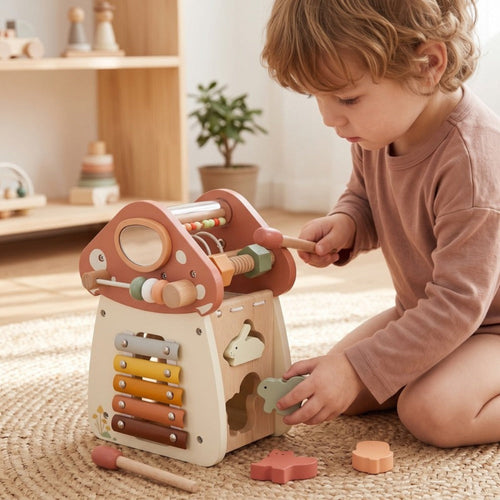 True Haven | Sprout Baby Activity Cube – Durable Playtime Favorite, Non-Toxic Materials