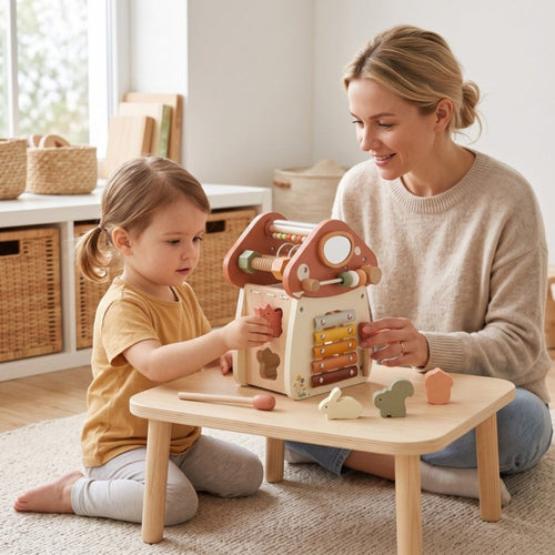 True Haven | Sprout Baby Activity Cube – Durable Playtime Favorite, Non-Toxic Materials