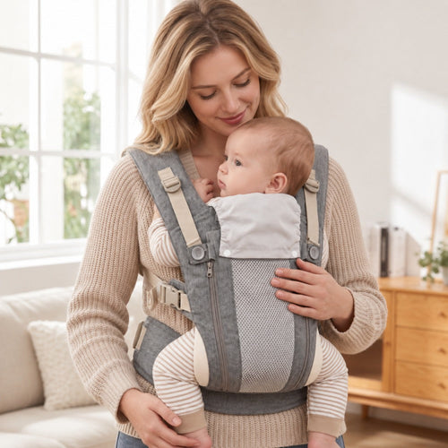 True Haven | Voyage Baby Carrier – All-Day Babywearing Essential, Breathable Fabric