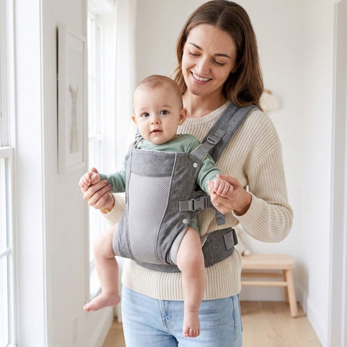 True Haven | Voyage Baby Carrier – All-Day Babywearing Essential, Breathable Fabric