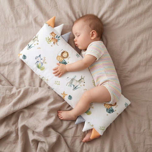 True Haven | Willow Baby Pillow – Snuggly Nursery Must-Have, Gentle on Sensitive Skin