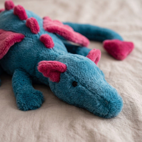 True Haven | Ember Dinosaur Plush Toy – Screen-Free Developmental Toy, Safe for Little Hands