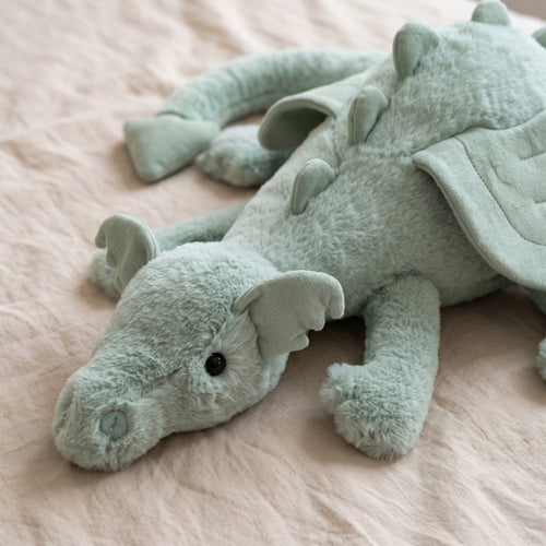 True Haven | Ember Dinosaur Plush Toy – Screen-Free Developmental Toy, Safe for Little Hands