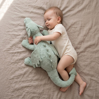 True Haven | Ember Dinosaur Plush Toy – Screen-Free Developmental Toy, Safe for Little Hands
