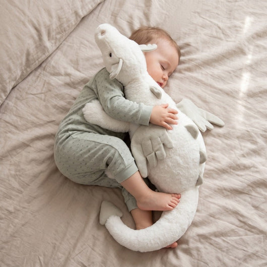 True Haven | Ember Dinosaur Plush Toy – Screen-Free Developmental Toy, Safe for Little Hands