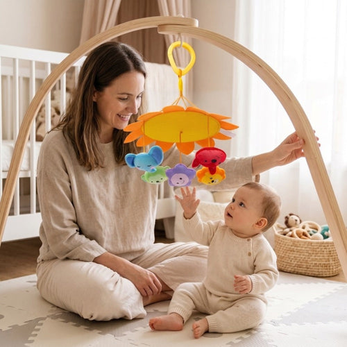 True Haven | Whirl Baby Pram Rattle – Durable Playtime Favorite, Non-Toxic Materials