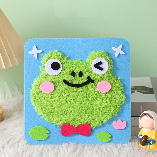 True Haven | DIY Knitting & Embroidery Craft Set for Kids – Safe Non-Toxic Materials, Builds Creativity