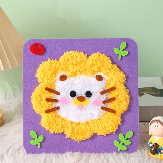True Haven | DIY Knitting & Embroidery Craft Set for Kids – Safe Non-Toxic Materials, Builds Creativity