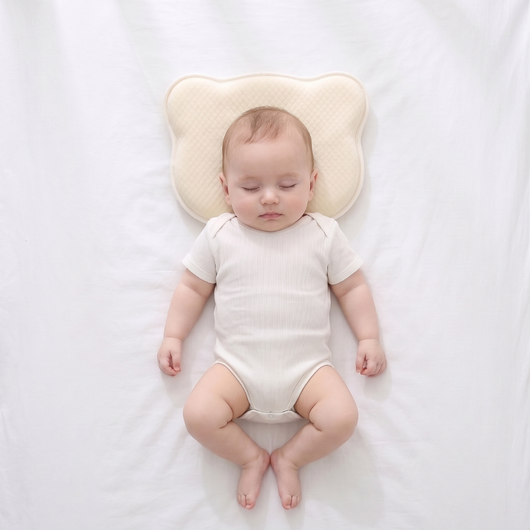 True Haven | Memory Foam Baby Pillow – Cozy Support for Naptime & Bedtime, Machine Washable