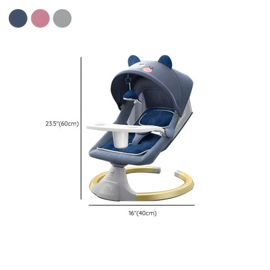 True Haven | Electric Baby Rocking Bassinet – 180° Flat-Lying Position, Bluetooth Music