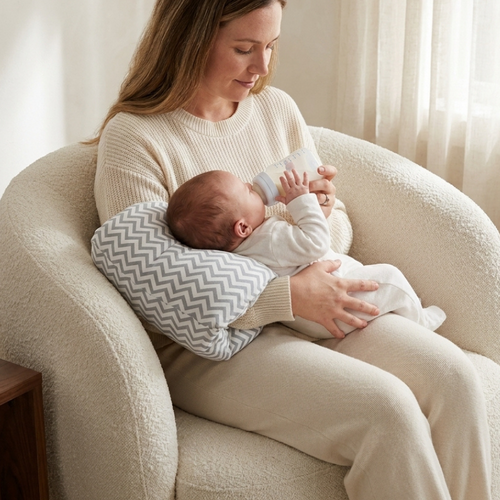 True Haven | Feeding Arm Pillow – Everyday Feeding Essential, Easy to Clean