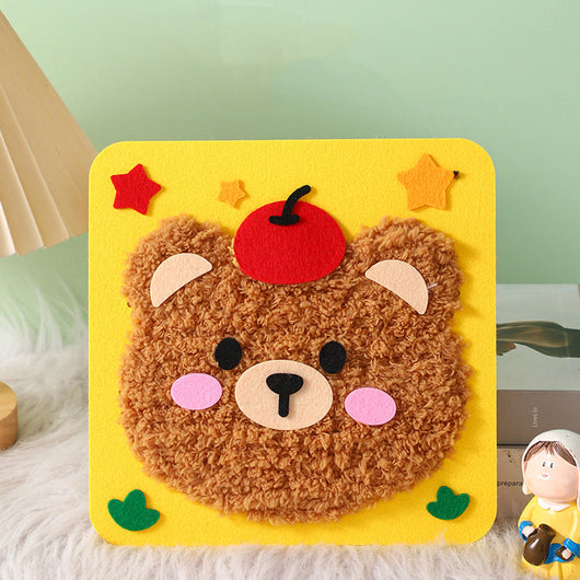 True Haven | DIY Knitting & Embroidery Craft Set for Kids – Safe Non-Toxic Materials, Builds Creativity