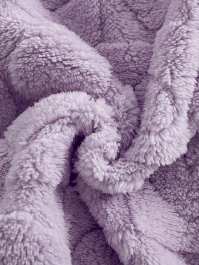 True Haven | Newborn Baby Girl Fuzzy Hooded Jumpsuit – Soft Flannel Fabric, Easy Zip-Up Design