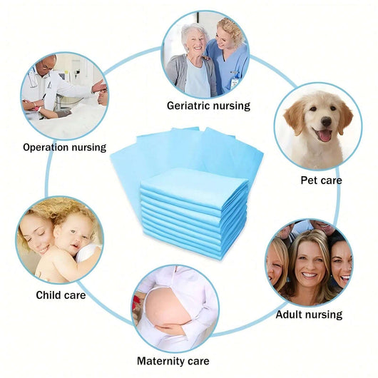 True Haven | Disposable Baby Changing Pads (20-Pack) – Waterproof & Leak-Proof, Ultra-Absorbent & Breathable
