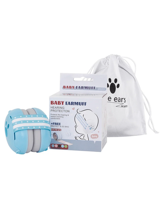True Haven | Baby Ear Muffs – Reduces Loud Noise, Comfortable Adjustable Fit