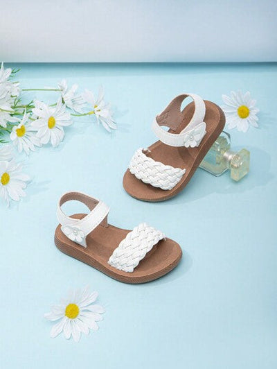 True Haven | Girls' Soft Sole Outdoor Sandals – Secure Hook & Loop Strap, Comfy All-Day Wear
