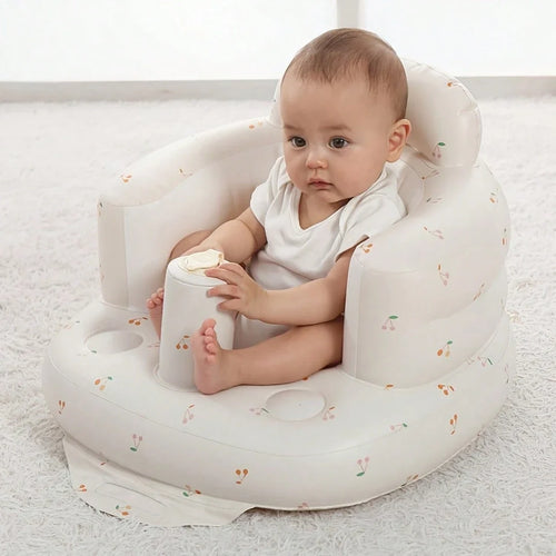 True Haven | Inflatable Baby Floor Seat – Soft & Protective Design, Portable & Easy to Inflate