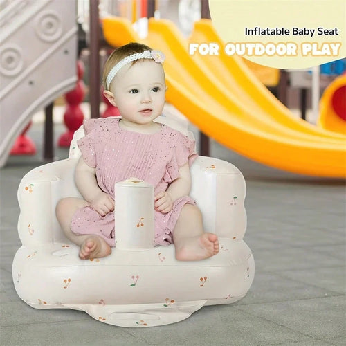 True Haven | Inflatable Baby Floor Seat – Soft & Protective Design, Portable & Easy to Inflate