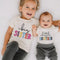 True Haven | Baby Boy Heart & Letter Print Romper – Soft Breathable Cotton, Easy Snap Closures