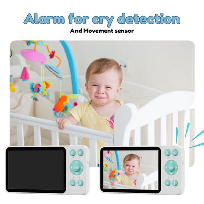 True Haven | Video Baby Monitor – 5-Inch HD 1080P Display with Night Vision Camera for Nursery