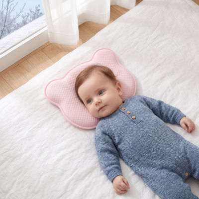 True Haven | Memory Foam Baby Pillow – Cozy Support for Naptime & Bedtime, Machine Washable