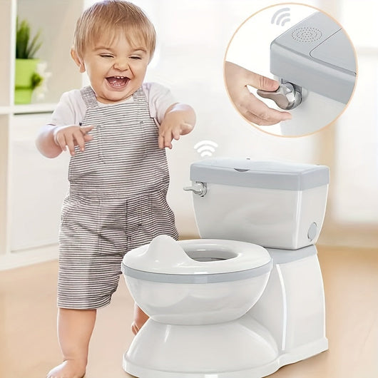 True Haven | Realistic Potty Training Seat – Built-In Wipe Compartment, Quick to Assemble