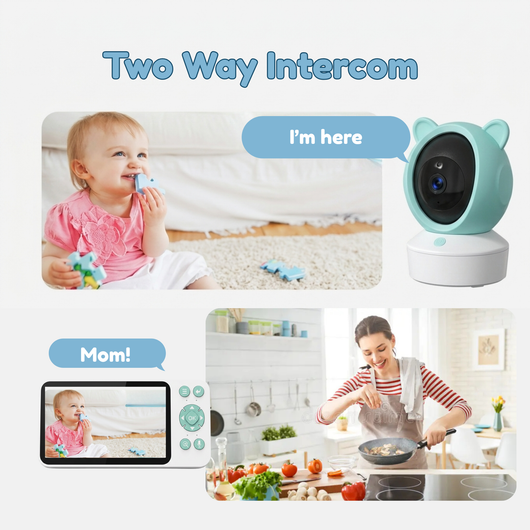 True Haven | Video Baby Monitor – 5-Inch HD 1080P Display with Night Vision Camera for Nursery