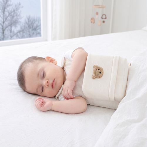 True Haven | Anti Roll Baby Positioner Pillow – Snuggly Nursery Must-Have, Gentle on Sensitive Skin