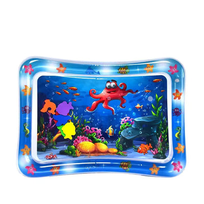 True Haven | Baby Tummy Time Mat – Engaging Sensory Design, Foldable & Portable