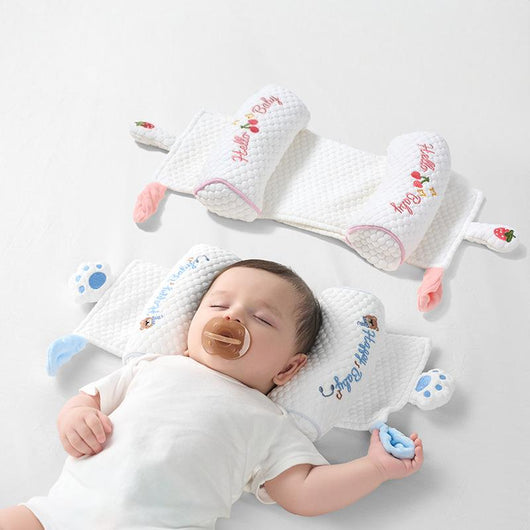 True Haven | Baby Head Shape Pillow – Adjustable Flat Head Support Cushion for Newborns