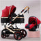 True Haven | 3-in-1 Baby Stroller, Bassinet & Car Seat – Converts in 3 Easy Steps, Reversible Seat Design