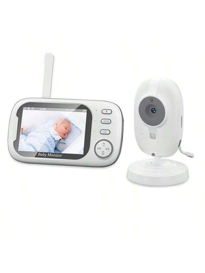 True Haven | HD Baby Monitor – 3.5” Night Vision Display, Two-Way Talk & Temperature Sensor