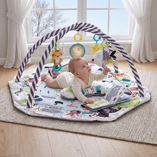 True Haven | Sensory Baby Play Gym – Interactive Toy for Toddlers, Supports Motor Skills