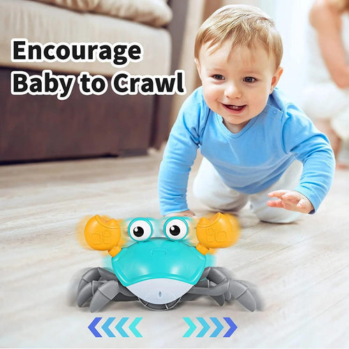 True Haven | Interactive Baby Crawling Toy – Encourages Tummy Time, Rechargeable & Safe Design