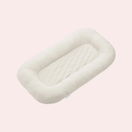 True Haven | Plush Infant Lounger Nest – Padded Newborn Tummy Time Nest, 4 Colors