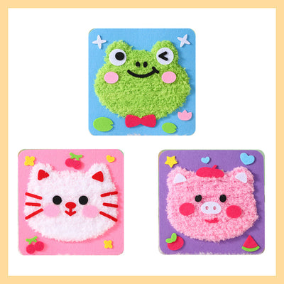 True Haven | DIY Knitting & Embroidery Craft Set for Kids – Safe Non-Toxic Materials, Builds Creativity