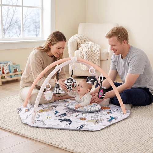 True Haven | Sensory Baby Play Gym – Interactive Toy for Toddlers, Supports Motor Skills