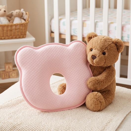 True Haven | Memory Foam Baby Pillow – Cozy Support for Naptime & Bedtime, Machine Washable