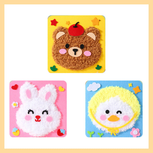 True Haven | DIY Knitting & Embroidery Craft Set for Kids – Safe Non-Toxic Materials, Builds Creativity