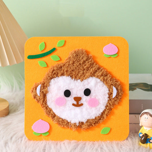 True Haven | DIY Knitting & Embroidery Craft Set for Kids – Safe Non-Toxic Materials, Builds Creativity
