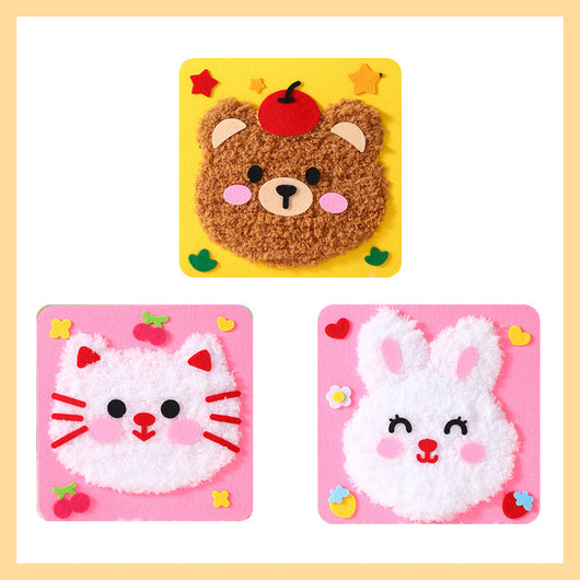 True Haven | DIY Knitting & Embroidery Craft Set for Kids – Safe Non-Toxic Materials, Builds Creativity