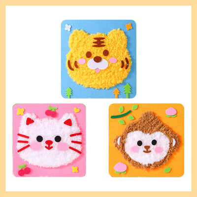 True Haven | DIY Knitting & Embroidery Craft Set for Kids – Safe Non-Toxic Materials, Builds Creativity