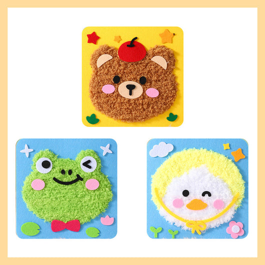 True Haven | DIY Knitting & Embroidery Craft Set for Kids – Safe Non-Toxic Materials, Builds Creativity