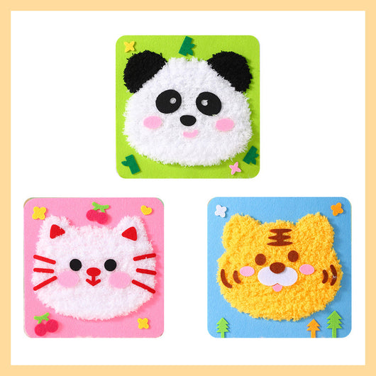 True Haven | DIY Knitting & Embroidery Craft Set for Kids – Safe Non-Toxic Materials, Builds Creativity