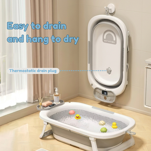 True Haven® Snug & Safe Foldable Baby Bathtub