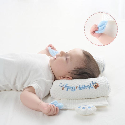 True Haven | Baby Head Shape Pillow – Adjustable Flat Head Support Cushion for Newborns