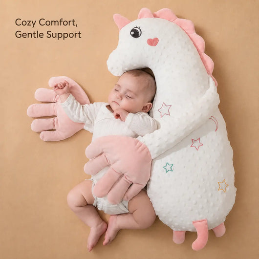 True Haven | Plush Hug Soother – Rhythmic Patting Comfort Toy for Startle Reflex, 3-Speed