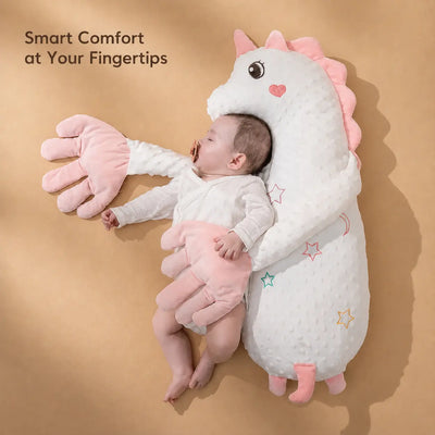 True Haven | Plush Hug Soother – Rhythmic Patting Comfort Toy for Startle Reflex, 3-Speed